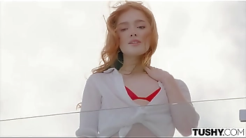 TUSHY Stunning Insatiable Jia Has Intense DP Orgasm